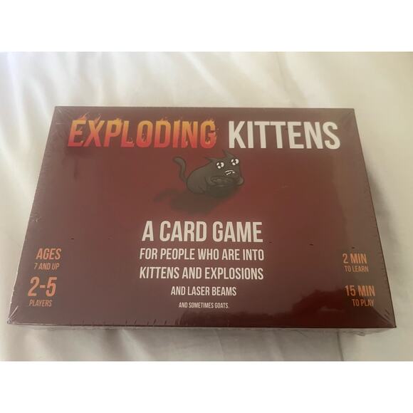 EXPLODING KITTENS Card Game - EKG-ORG1-1 Free Shipping - Picture 1 of 2